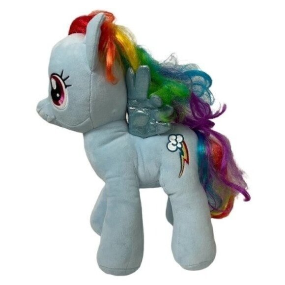 BUILD-A-BEAR My Little Pony Limited Edition Rainbow Dash Pegasus 2018 15” plush - Picture 1 of 13